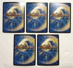 Lot of 5 Japanese Duel Masters Trading Card Game VR Card Set - Image 2