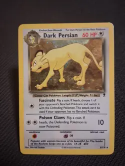 Pokemon TCG Dark Persian Legendary Collection Holo Card 6/110 Rare -HP - Image 1