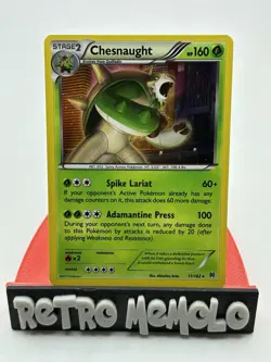 Pokemon XY Breakthrough Chesnaught 11/162 Holo Foil Rare Card - Image 1
