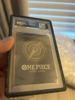 One Piece Teach OP09-093 3rd Anniversary Special Card Silver Parallel PSA 10 - Image 2