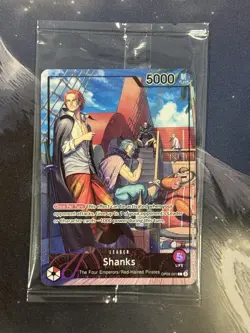 One Piece Shanks Leader PSA Exclusive Promo Card #OP09-001 New Sealed - Image 1