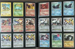 Pokemon Vintage Card Collection Lot Binder 66x Holos, Shining Raichu, WOTC, ex's - Image 1