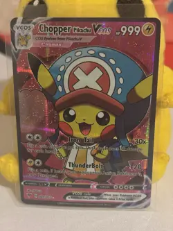Pokemon Card Chopper Pikachu VCOS - NM - Image 1