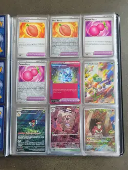 STELLAR CROWN COMPLETE MASTER SET WITH 14 PROMO CARDS, HOLO ENERGY'S + 3 BINDERS - Image 3