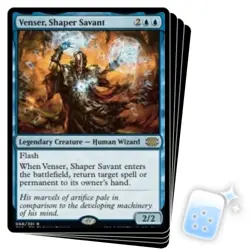 VENSER, SHAPER SAVANT X4 Double Masters 2022 Magic MTG MINT CARD - Image 1