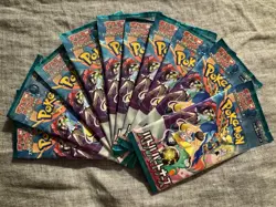 10 PACKS Battle Partners Pokemon Card Japanese - NEW / SEALED - Image 1