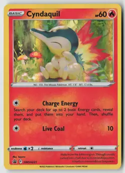 Cyndaquil - SWSH221 - SWSH: Sword & Shield Promo Cards Holofoil- PTCG - Image 1