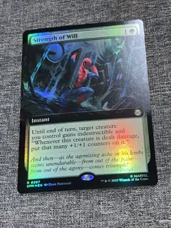 Strength of Will (Extended Art) (Foil) 0267 MTG Spider-Man - Image 1