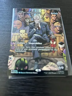 Magic The Gathering:Spiderman- Clever Impersonator(Borderless) 0008 Foil NM - Image 4