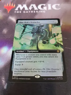 Mtg. Doc Ock's Tentacles. Foil Extended Art. Marvel's Spider-Man. Pack Fresh - Image 1
