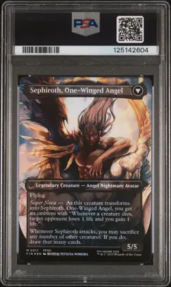 2025 #0317 SEPHIROTH, FABLED SOLDIER/SEPHIROTH, ONE-WINGED ANGEL PSA 10 - Image 2