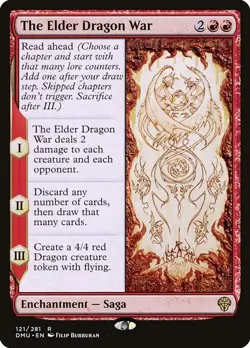 The Elder Dragon War Foil - Dominaria United MTG-NM - Image 1
