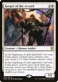 Keeper of the Accord Regular - Commander Legends MTG-NM - Image 1
