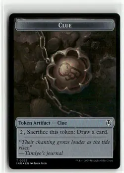 Human Soldier 0003 // Clue Double-Sided Token FOIL - Innistrad Remastered MTG NM - Image 2
