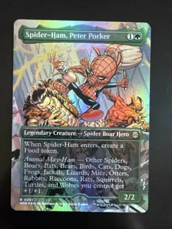 Spider-Ham, Peter Porker (Borderless) Marvel's Spider-Man Foil - Image 1