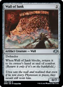 Wall of Junk x1 1x FOIL Dominaria Remastered NM MTG - Image 1