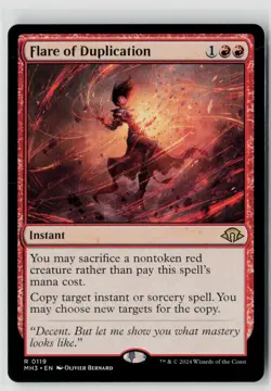MTG Modern Horizons 3 Flare Of Duplication x1 NM Rare - Image 1