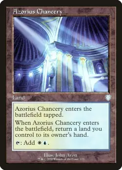 x4 NM (Playset) Retro Azorius Chancery, MTG, The Brothers' War, Magic, 175 - Image 1