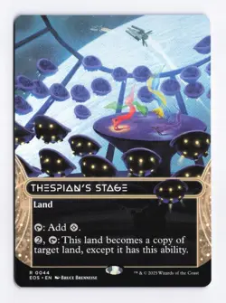 Thespian's Stage (Borderless) 44 (R) MTG Edge of Eternities Stellar Sights (EOS) - Image 1