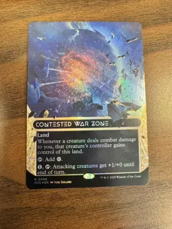 Contested War Zone Edge of Eternities: Stellar Sights Borderless Foil Rare - Image 1