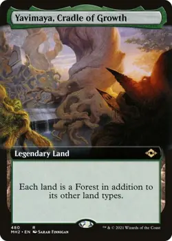 Yavimaya, Cradle of Growth (Extended Art) - Modern Horizons 2 (MH2) - Image 1