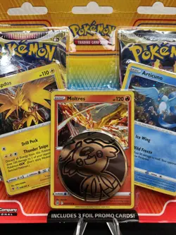 Pokemon TCG: Enhanced 2-Pack Blister Pack Articuno, Zapdos, & Moltres - New! - Image 4