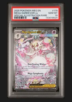 2025 POKEMON MEG EN-SPECIAL ILLUSTRATION RARE #178 MEGA GARDEVOIR EX PSA 10 - Image 1
