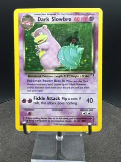 2002 Pokemon Legendary Collection Holo # 8/110 Dark Slowbro RARE TCG VINTAGE - Image 2