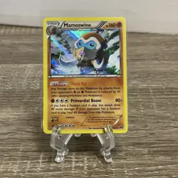 Pokemon TCG Mamoswine 82/162 XY Breakthrough Holo Rare - Image 1
