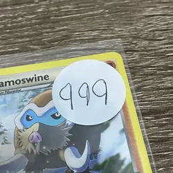 Pokemon TCG Mamoswine 82/162 XY Breakthrough Holo Rare - Image 3