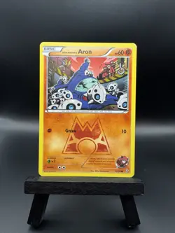 Pokemon Team Magma's Aron 12/34 Double Crisis Regular HP - Image 1