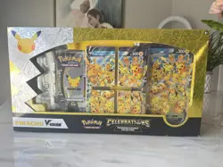 Pokemon Celebrations 25th Anniversary Pikachu V-union Premium Playmat Collection - Image 1