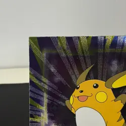 Raichu #26 Holo Foil Pokemon 1999 Topps Series 1 TV Animation NM - Image 5