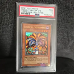 2002 yu-Gi-Oh! LOB EXODIA/FORBIDDEN ONE LEGEND/BLUE EYES 1st Edition PSA 5 - Image 1