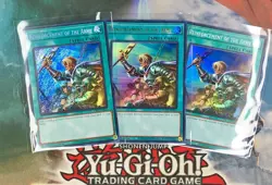 Yu-Gi-Oh! x3 Reinforcement of the Army 1st Edition Secret Rare RA01-EN051 NM - Image 1