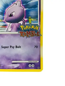 Mewtwo 9/16 Holo Promo Cosmos Foil Nintendo Pokemon TCG Card Rumble 2009 - Image 4