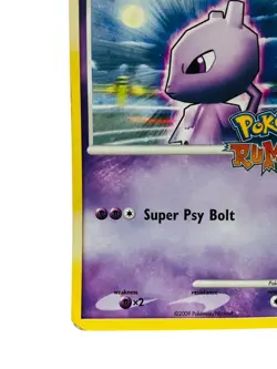 Mewtwo 9/16 Holo Promo Cosmos Foil Nintendo Pokemon TCG Card Rumble 2009 - Image 5