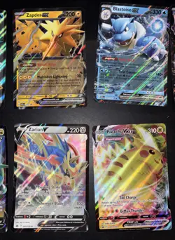 I4 JUMBO Pokemon Cards BULK COLLECTION LOT! Pikachu, Blastoise, Mewtwo, Zapdos - Image 3