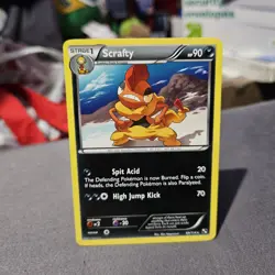 Scrafty Pokemon TCG Black And White Non-Holo Rare Card #69/114 - Image 1