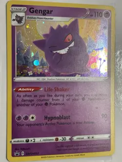 Pokemon Gengar TCG SWSH052 Black Star Promo Holo Card Mint Condition - Image 2