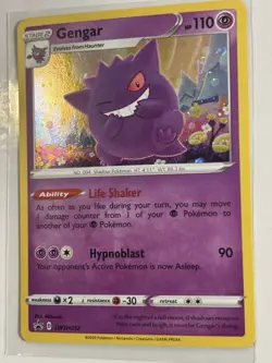 Pokemon Gengar TCG SWSH052 Black Star Promo Holo Card Mint Condition - Image 3