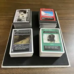 LOT OF 300+ STAR WARS CCG CARDS 1995-1998 black border And White Border NM - Image 1