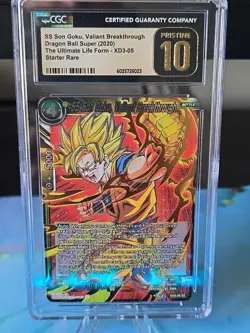 🔥 Pristine 10 XD3-05 SS Son Goku Dragon Ball Super Card Valiant Breakthrough 🔥 - Image 1