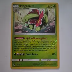 Pokemon TCG Meganium 8/214 Reverse Holo Rare Lost Thunder NM/M Card 2018 - Image 1