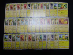 Pokemon Card Non Holo Shining Pikachu Lot Of 46 SET 023/071 025/165 etc #4543 - Image 1