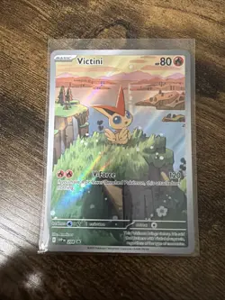 Victini Illustration Rare 208 Sv: Scarlet & Violet Promo Cards Holo Pokemon NM - Image 1