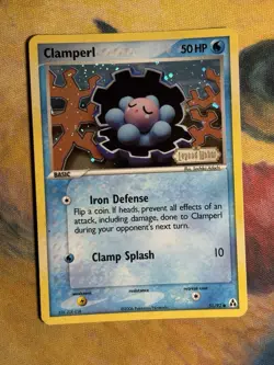 Clamperl 51/92 Ex Legend Maker Reverse Holo Foil Stamped Pokemon Card LP - Image 2