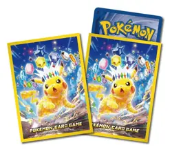 Pokemon TCG: Pokemon Card Sleeves - Terastal Stellar / Surging Sparks Pikachu - Image 1