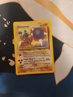 Hitmontop 3/75 Neo Discovery Unlimited Holo Rare Pokemon Trading Card Game - Image 1