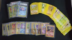 100+ Vintage Pokemon Cards Lot. Graded. Dark Charizard and many more. See pics - Image 1